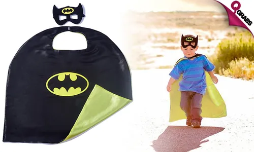 Superhero Cape with Eye Mask for Kids!